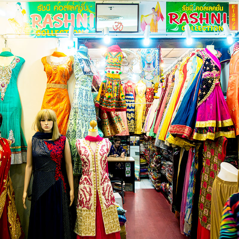 Indian clothing store in Bangkok